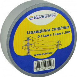 Ізострічка Аско-Укрем 0,13x19мм/20м сіра (A0150020047)