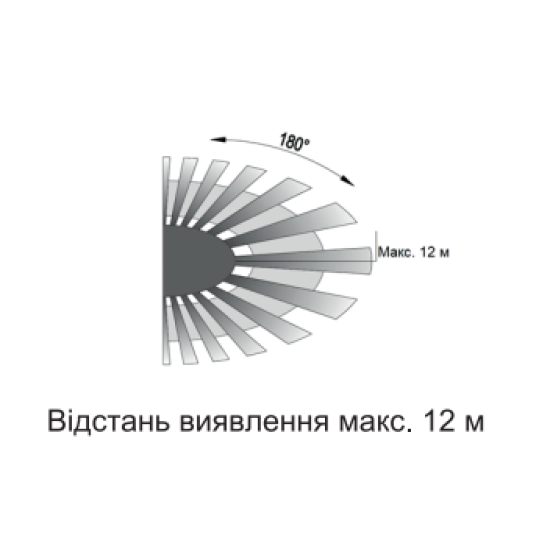 Датчик руху Аско-Укрем ДР-10А чорний (A0220010019)