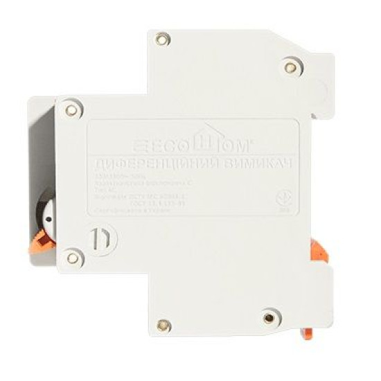 Вимикач диференційного струму ECOHOME ДВ 1Р+N 20A 30мА (ECO030010002)