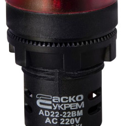 Блимаючий зумер Аско-Укрем AD22-22 BM/r 220В АС червоний (A0140030159)