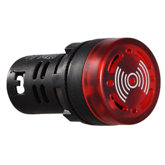 Блимаючий зумер Аско-Укрем AD22-22 BM/r 220В АС червоний (A0140030159)