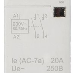 Модульний контактор Аско-Укрем MK-N 2P 20A 2NO (A0040030024)
