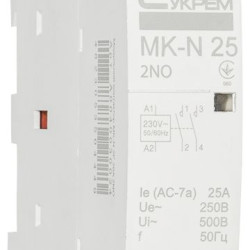 Модульний контактор Аско-Укрем MK-N 2P 25A 2NO (A0040030025)