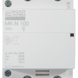 Модульний контактор Аско-Укрем MK-N 2P 100A 2NO (A0040030038)