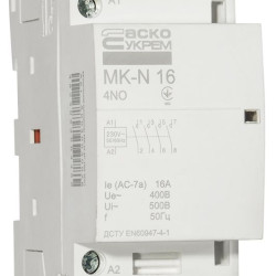 Модульний контактор Аско-Укрем MK-N 4P 16A 4NO (A0040030026)
