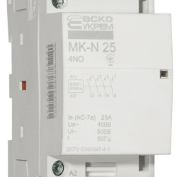 Модульний контактор Аско-Укрем MK-N 4P 25A 4NO (A0040030027)