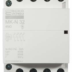 Модульний контактор Аско-Укрем MK-N 4P 32A 4NO (A0040030032)