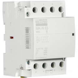 Модульний контактор Аско-Укрем MK-N 4P 63A 4NO (A0040030034)