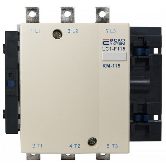 Корпусний контактор Аско-Укрем KM 115 М7 220В LC1-F115 (A0040020010)