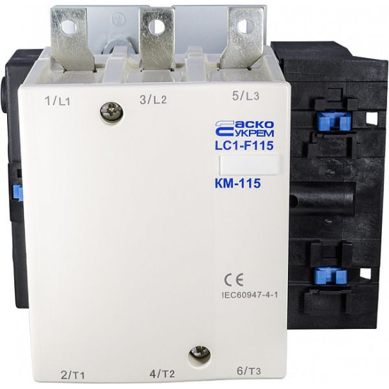 Корпусний контактор Аско-Укрем KM 115 М7 220В LC1-F115 (A0040020010)