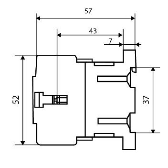 Мініконтактор Аско-Укрем ПМ 0-06-01 C7 36В LC1-K0601 (A0040010136)