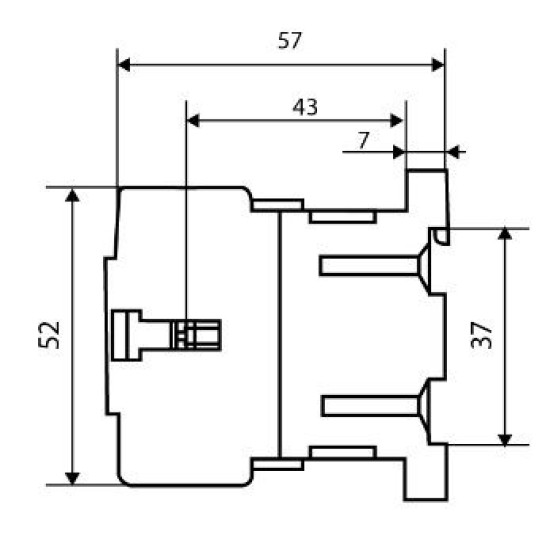 Мініконтактор Аско-Укрем ПМ 0-06-01 F7 110В LC1-K0601 (A0040010152)