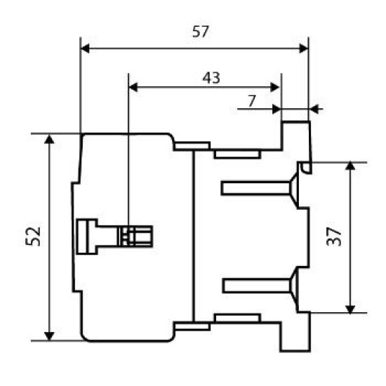 Мініконтактор Аско-Укрем ПМ 0-06-10 B7 24В LC1-K0610 (A0040010129)