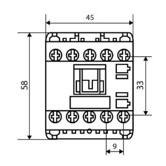 Мініконтактор Аско-Укрем ПМ 0-06-10 D7 42В LC1-K0610 (A0040010145)