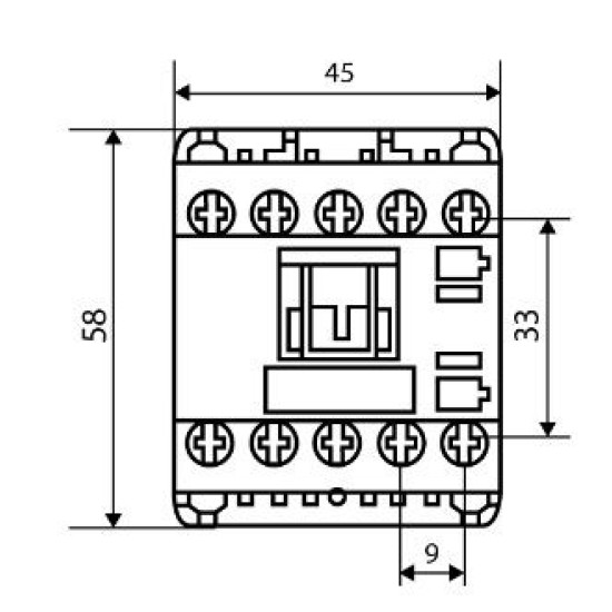 Мініконтактор Аско-Укрем ПМ 0-09-01 C7 36В LC1-K0901 (A0040010138)