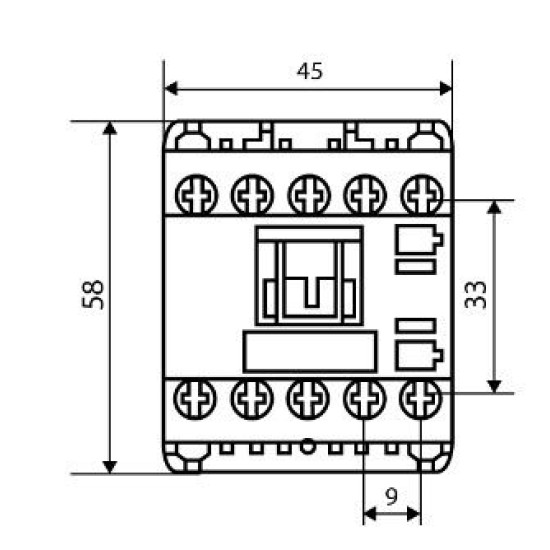 Мініконтактор Аско-Укрем ПМ 0-16-10 F7 110В LC1-K1610 (A0040010159)