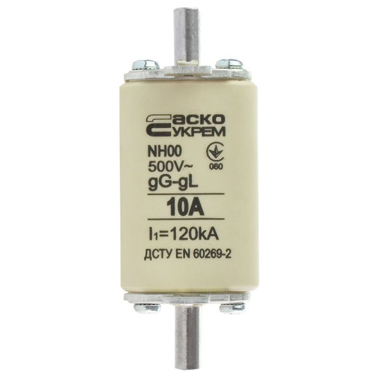 Запобіжник Аско-Укрем NH00 10A gG (A0050010007)