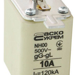 Запобіжник Аско-Укрем NH00 10A gG (A0050010007)