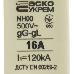 Запобіжник Аско-Укрем NH00 16A gG (A0050010008)