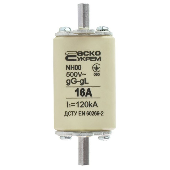 Запобіжник Аско-Укрем NH00 16A gG (A0050010008)