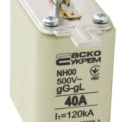 Запобіжник Аско-Укрем NH00 40A gG (A0050010011)