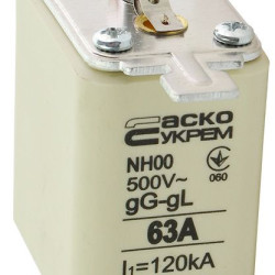 Запобіжник Аско-Укрем NH00 63A gG (A0050010013)
