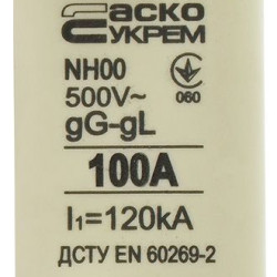 Запобіжник Аско-Укрем NH00 100A gG (A0050010015)
