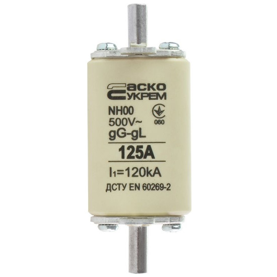 Запобіжник Аско-Укрем NH00 125A gG (A0050010016)