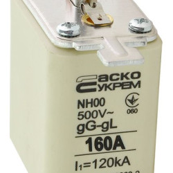 Запобіжник Аско-Укрем NH00 160A gG (A0050010017)