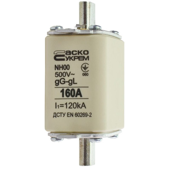 Запобіжник Аско-Укрем NH00 160A gG (A0050010017)