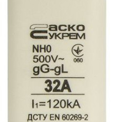 Запобіжник Аско-Укрем NH0 32A gG (A0050010019)