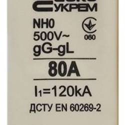 Запобіжник Аско-Укрем NH0 80A gG (A0050010023)