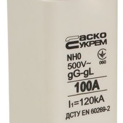 Запобіжник Аско-Укрем NH0 100A gG (A0050010024)