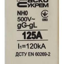 Запобіжник Аско-Укрем NH0 125A gG (A0050010025)