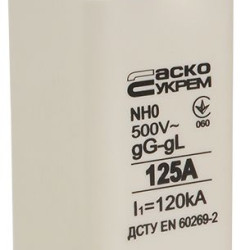 Запобіжник Аско-Укрем NH0 125A gG (A0050010025)