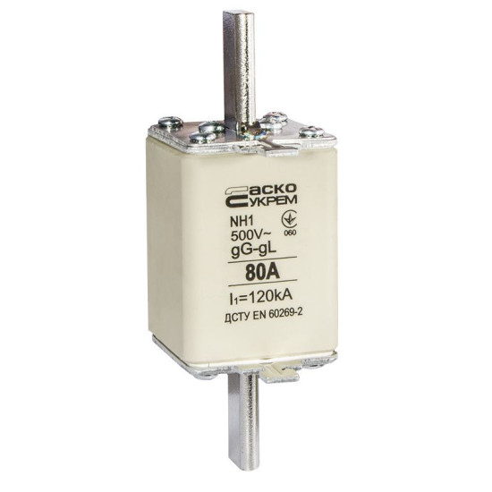 Запобіжник Аско-Укрем NH1 80A gG (A0050010027)