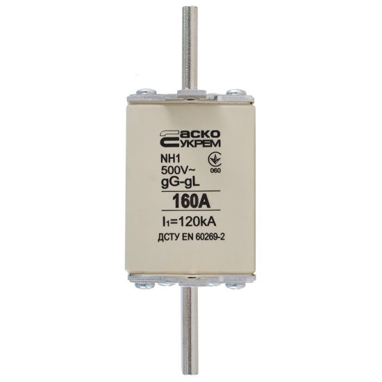 Запобіжник Аско-Укрем NH1 160A gG (A0050010030)