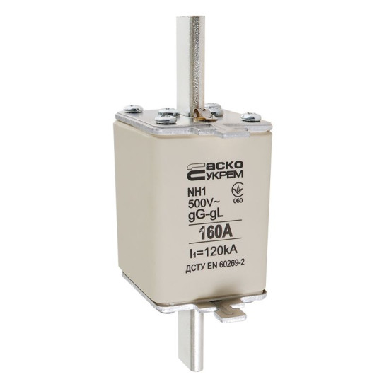 Запобіжник Аско-Укрем NH1 160A gG (A0050010030)