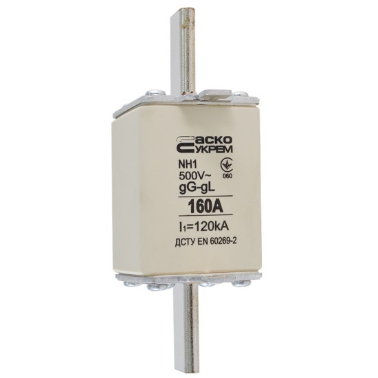 Запобіжник Аско-Укрем NH1 160A gG (A0050010030)