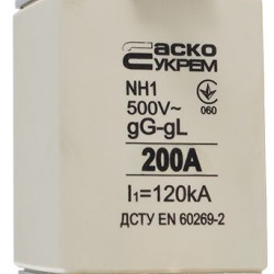 Запобіжник Аско-Укрем NH1 200A gG (A0050010031)