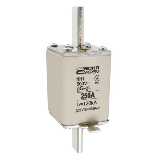 Запобіжник Аско-Укрем NH1 250A gG (A0050010032)