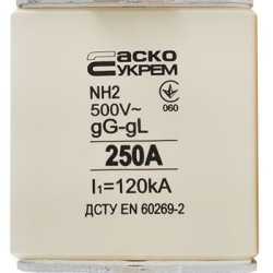 Запобіжник Аско-Укрем NH2 250A gG (A0050010035)