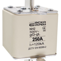 Запобіжник Аско-Укрем NH2 250A gG (A0050010035)