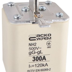 Запобіжник Аско-Укрем NH2 300A gG (A0050010043)