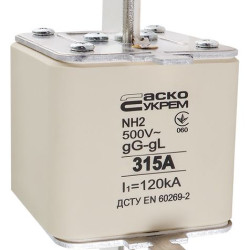 Запобіжник Аско-Укрем NH2 315A gG (A0050010036)