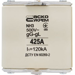 Запобіжник Аско-Укрем NH3 425A gG (A0050010039)
