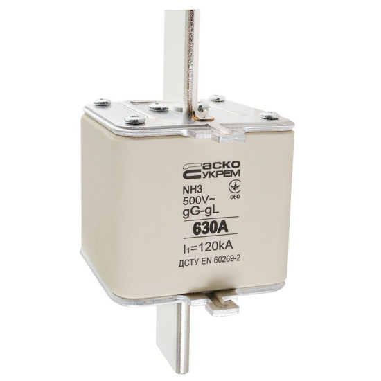 Запобіжник Аско-Укрем NH3 630A gG (A0050010041)
