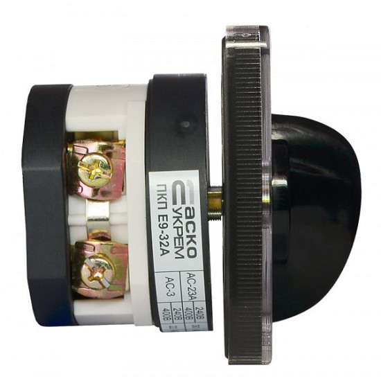 Пакетний перемикач Аско-Укрем ПКП Е9 1-0-2 1 полюс 32А/1.831 (A0110010033)