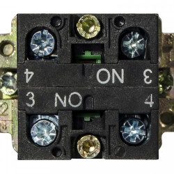 Кнопка поворотна 3-позиційна Аско-Укрем XB2-BG33 (I-0-II) з ключем (A0140010010)