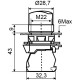 Перемикач Аско-Укрем TB5-AD21 (0-I) (A0140010156)